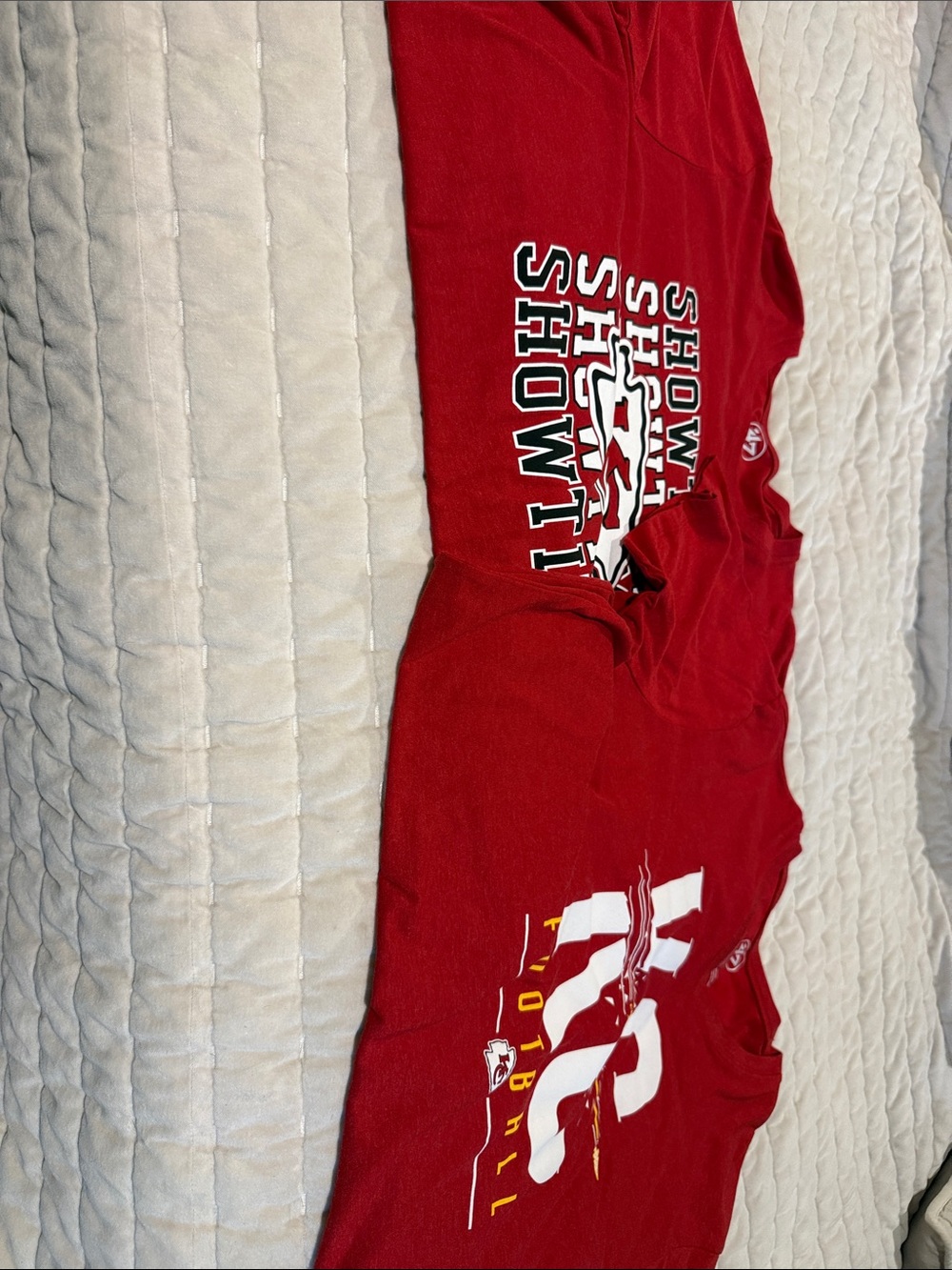 KC chiefs men’s XXL t shirts